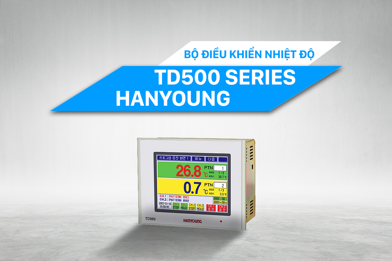 Tổng quan về bộ điều khiển nhiệt độ TD500 Series Hanyoung
